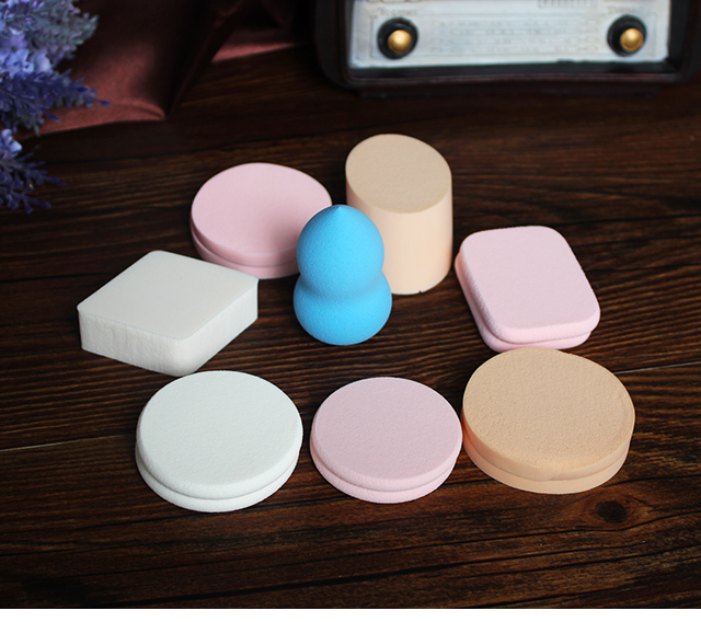 [Free ship] Set 6 bông mút trang điểm, dặm phấn chính hãng KELI, chất bông cực êm, mềm, mịn, chống gây kích ứng da