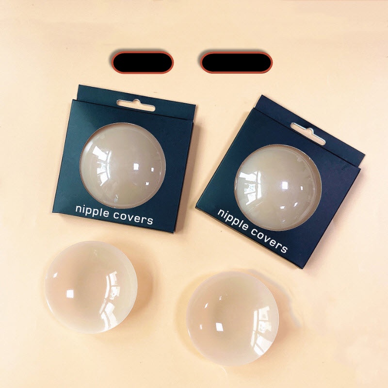 Miếng dán ngực silicon nhiệt tự thân loại tốt không keo dán siêu mỏng tàng hình 208