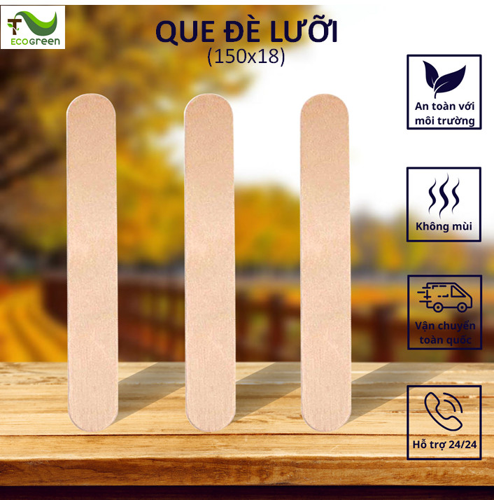 (1kg) Que Đè Luỡi Gỗ Dùng Để Quét Sáp Wax Tiện Lợi An Toàn Với Môi Trường