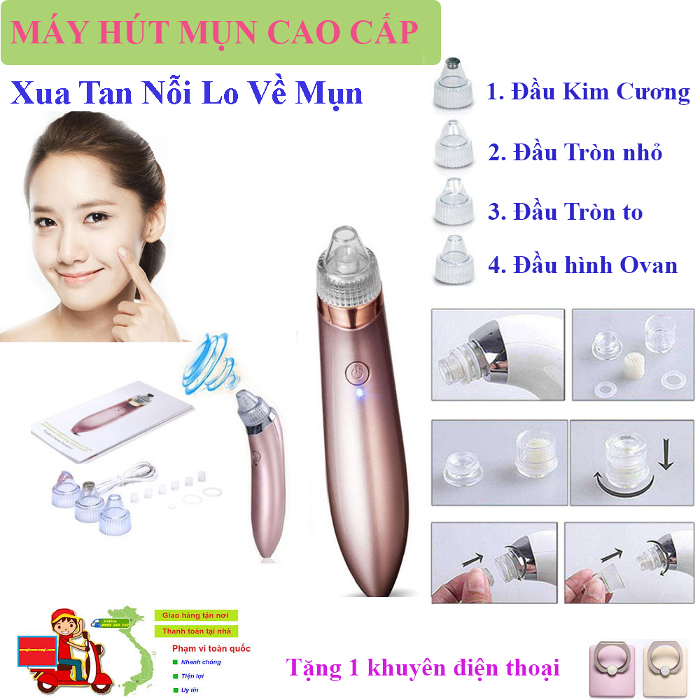 Máy Hút Mụn Cao Cấp Pin Sạc, Máy Hút Mụn , Máy Hút Mụn Hàn Quốc. Hút Sạch Bã Nhờn, Bụi Bẩn, Mụn Đầu Đen, Và Mụn Trứng Cá - Đem Lại Cho Bạn Làn Da Sạch Mịn, Khỏe Mạnh Và Mượt Mà , Giá Cực Sốc, Mua Ngay!