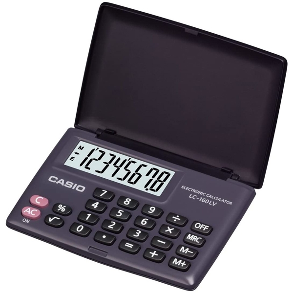 Máy tính casio lc 160lv-bk-w-dp