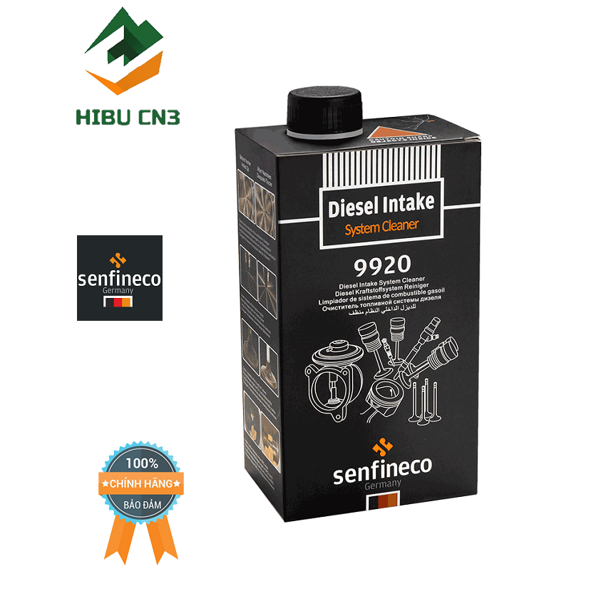Vệ Sinh Hệ Thống Nạp, Buồng Đốt & Xả Máy Dầu Senfineco 9920 – 450ML Diesel Intake System Cleaner – Hàng Đức Chính Hãng – HIBU CN3