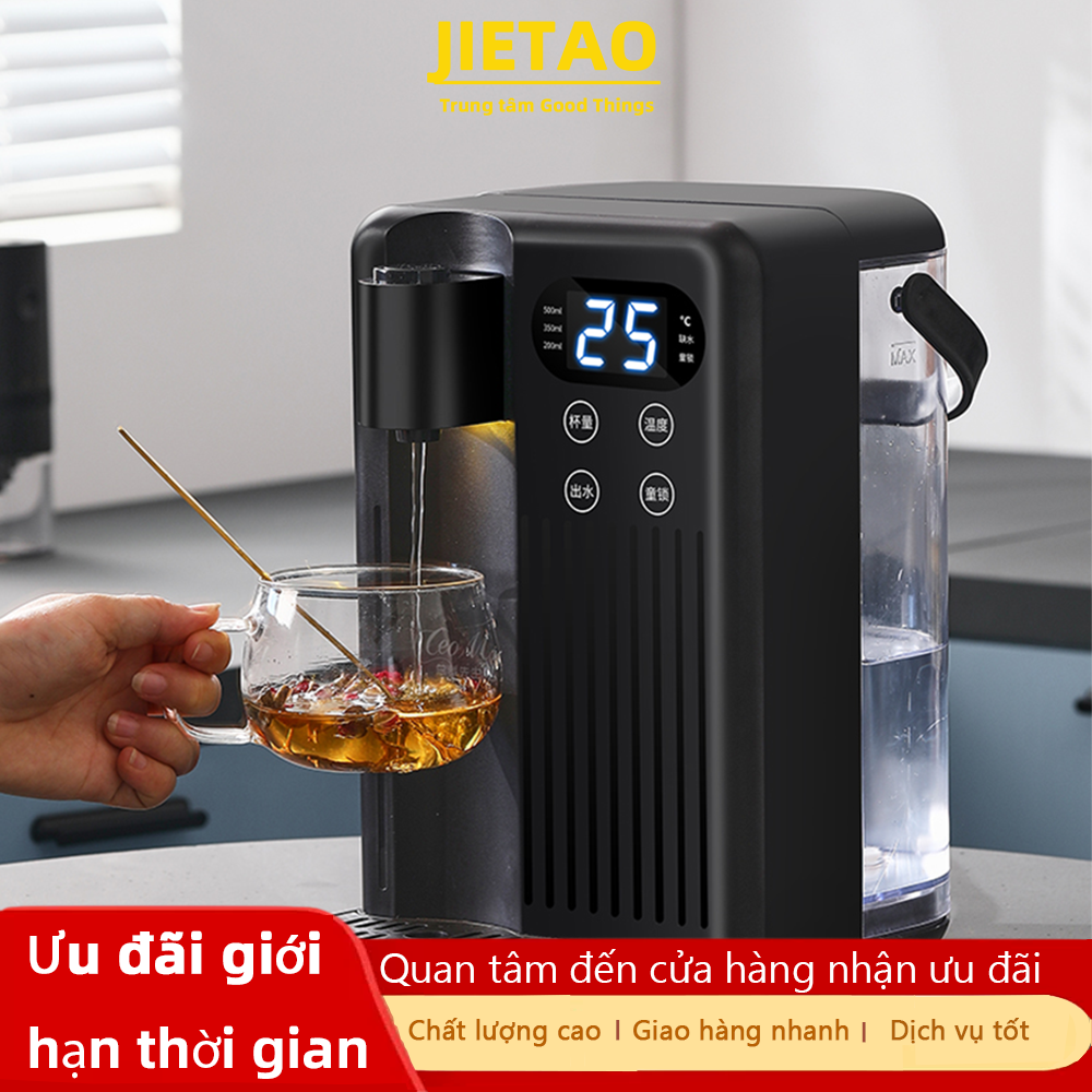 JIETAO Máy nước thông minh 3L mới 2023 Máy làm lạnh nước nóng thông minh Màn hình cảm ứng Chức năng nhìn ban đêm