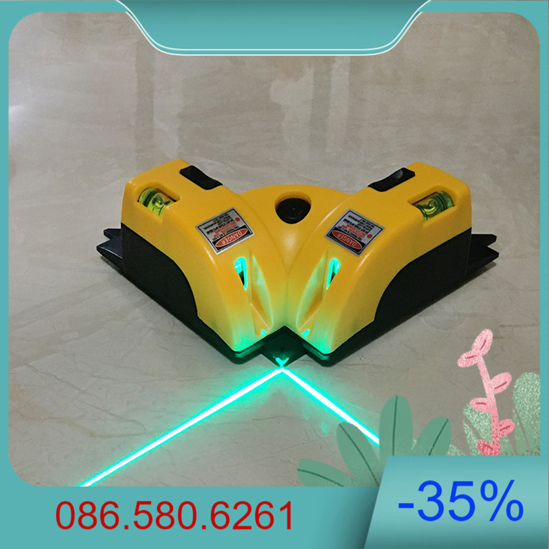 Thước eke ke góc vuông Laser máy đo góc vuông 90 độ bằng tia Laser -tia đỏ