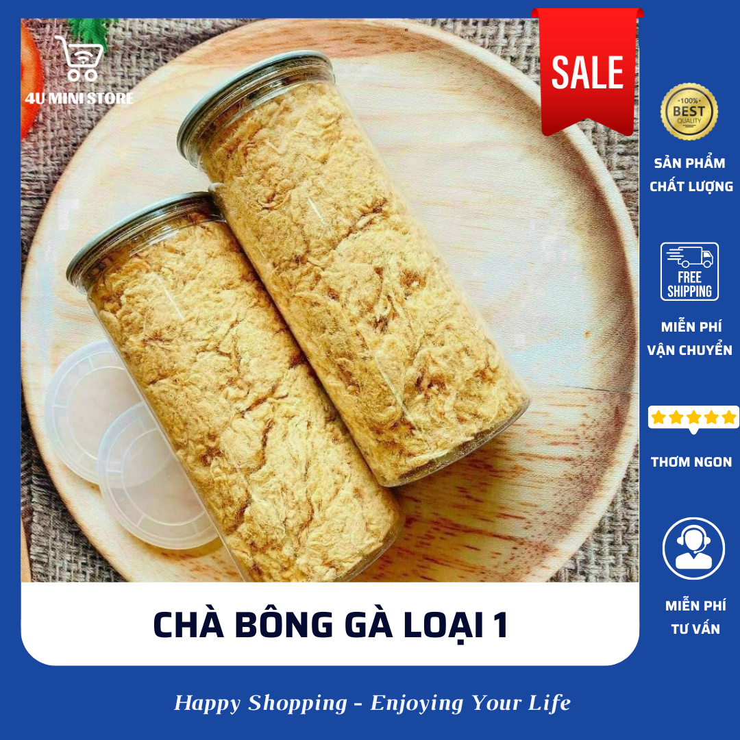 Chà bông gà loại 1 - hủ pet 300g