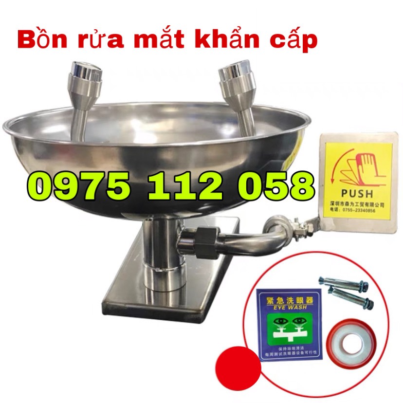 Bồn rửa mắt khẩn cấp để bàn - bồn rửa mắt khẩn cấp gắn tường - chậu rửa mắt khẩn cấp để bàn