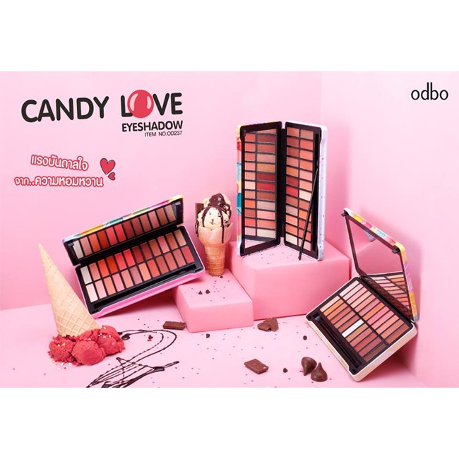 Phấn mắt 24 ô Odbo Candy Love Eyeshadow OD237, chất lượng đảm bảo an toàn đến sức khỏe người sử dụng, cam kết hàng đúng mô tả