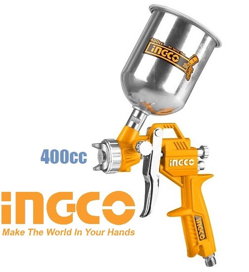 Súng phun sơn 400cc Ingco ASG4041 - ASG4041,  sản phẩm đa dạng về mẫu mã, kích cỡ, chất lượng đảm bảo, cam kết hàng nhận được giống với mô tả