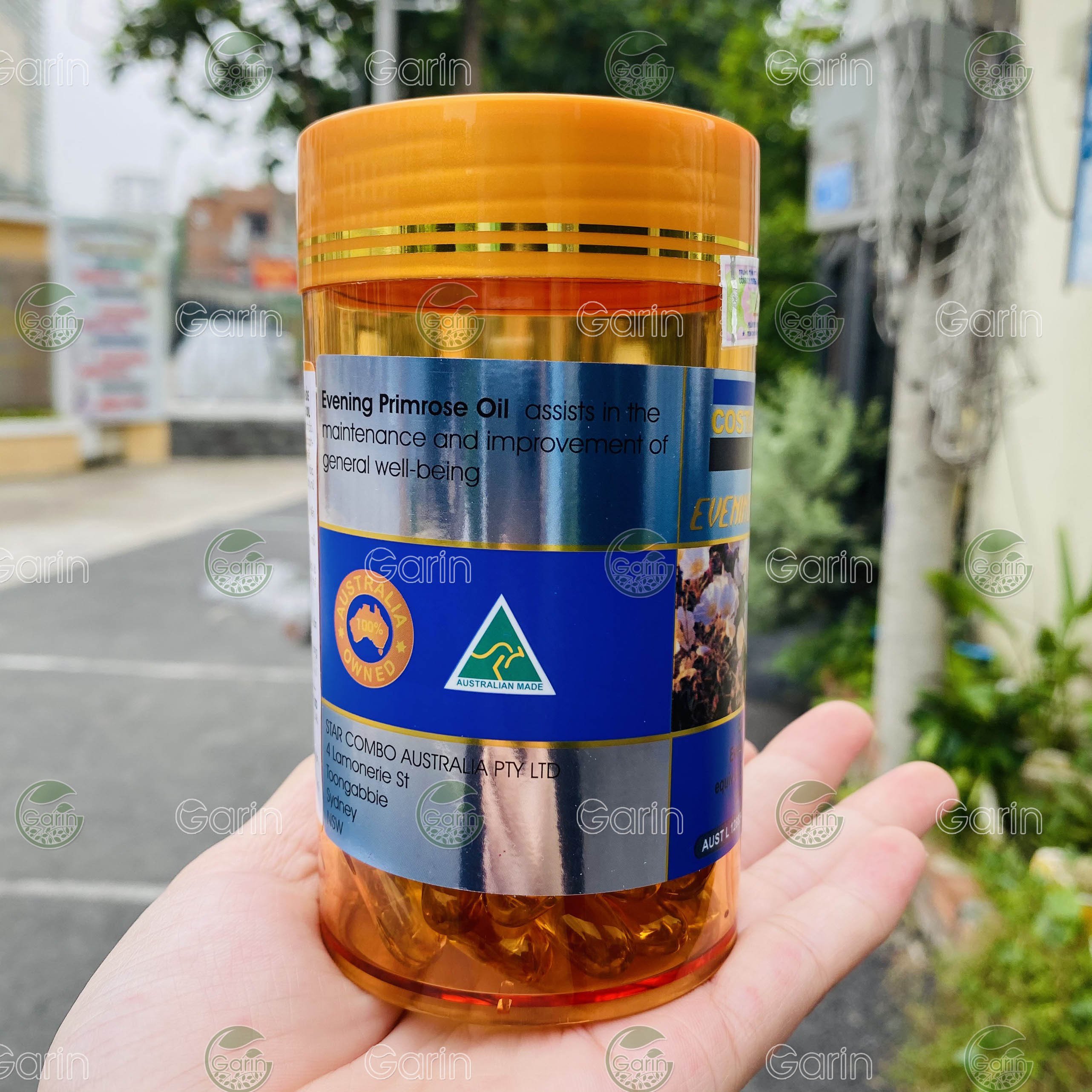 [HCM][HÀNG CHUẨN CÓ TEM PHỤ TIẾNG VIỆT] Tinh Dầu Hoa Anh Thảo Costar Úc Evening Primrose Oil 1000mg 100 viên cân bằng hooc-môn nữ giảm các triệu chứng khó chịu ở phụ nữ tiền mãn kinh và mãn kinh