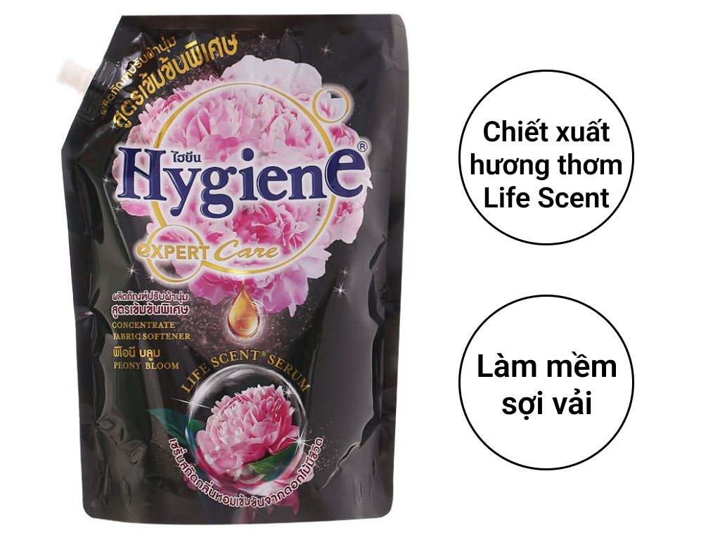 Túi Nước Xả Vải Hygiene Thái Lan Expert Care Đậm Đặc Dung Tích 1150ml