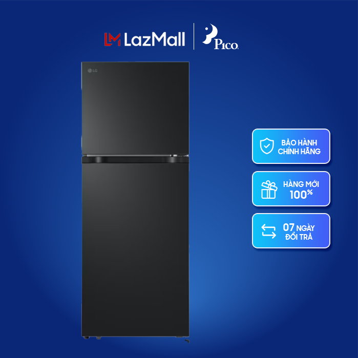 Tủ lạnh LG LTB21BLMI 217 lít ngăn đá trên inverter màu đen