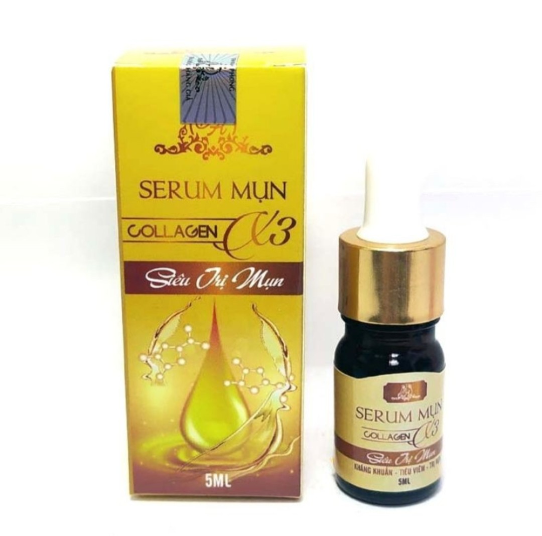 Serum Mụn Collagen X3 Đông Anh - hàng chuẩn cty 1000% hết mụn xóa thâm