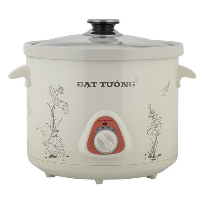Nồi kho cá - hầm xương- nấu cháo chậm đa năng đạt tường 2,5l sạch sẽ,hiệu quả trong việc hầm nhừ xương và ninh cháo