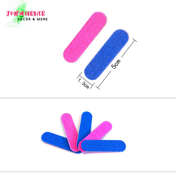 Set 5/10/20 dũa móng tay mini nhỏ gọn