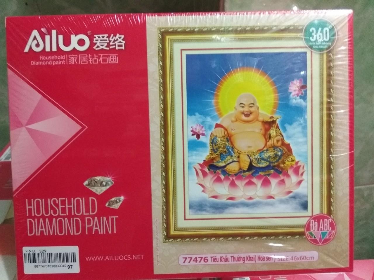 Tranh đính đá phật di lặc 77476