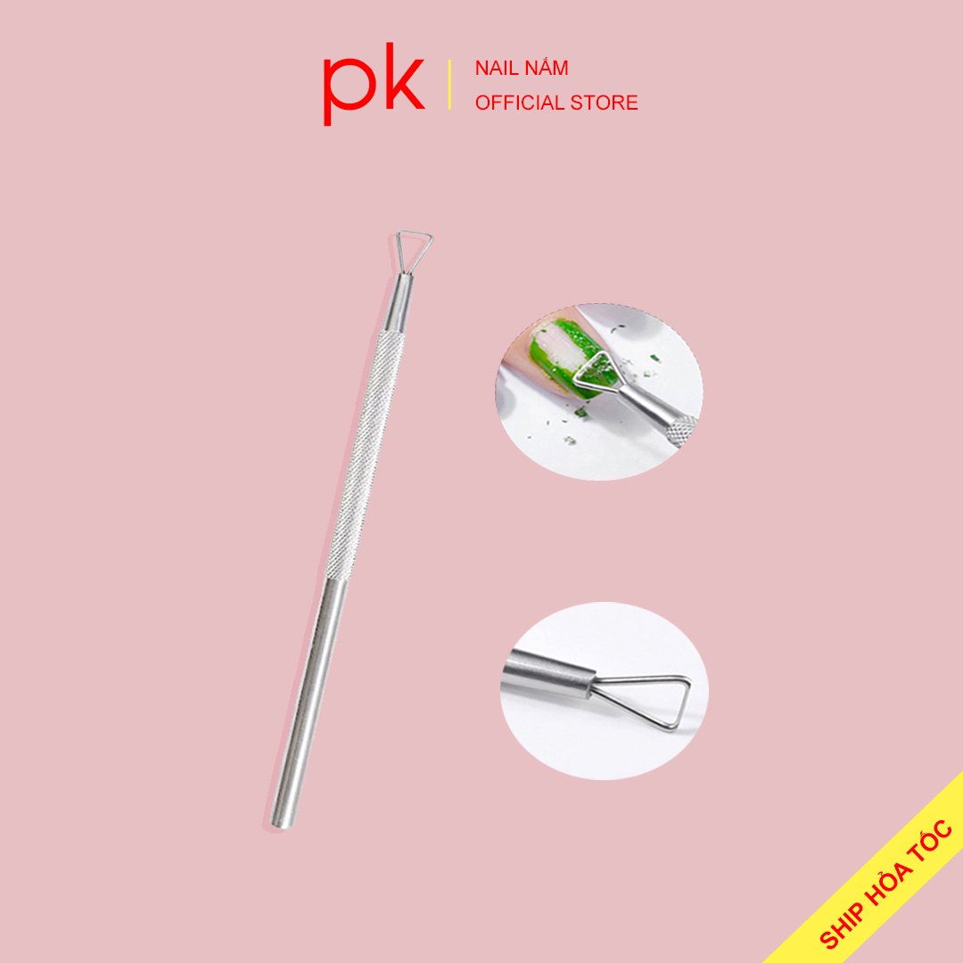 Dụng cụ cạo sơn gel, cây phá gel inox cao cấp