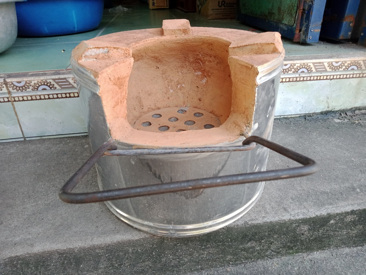 Bếp củi tiết kiệm hiệu suất cao kiểu TK90 cỡ phổ thông ( đường kính 25cm)