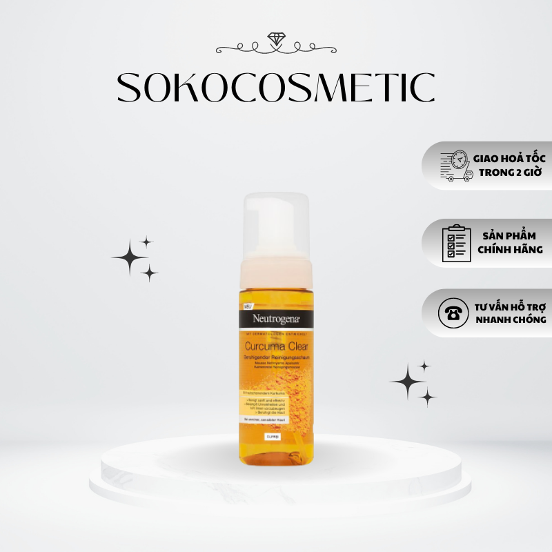 SỮA RỬA MẶT TẠO BỌT CHIẾT XUẤT TỪ NGHỆ NEUTROGENA GIÚP KIỂM SOÁT DẦU NHỜN MỜ THÂM MỤN