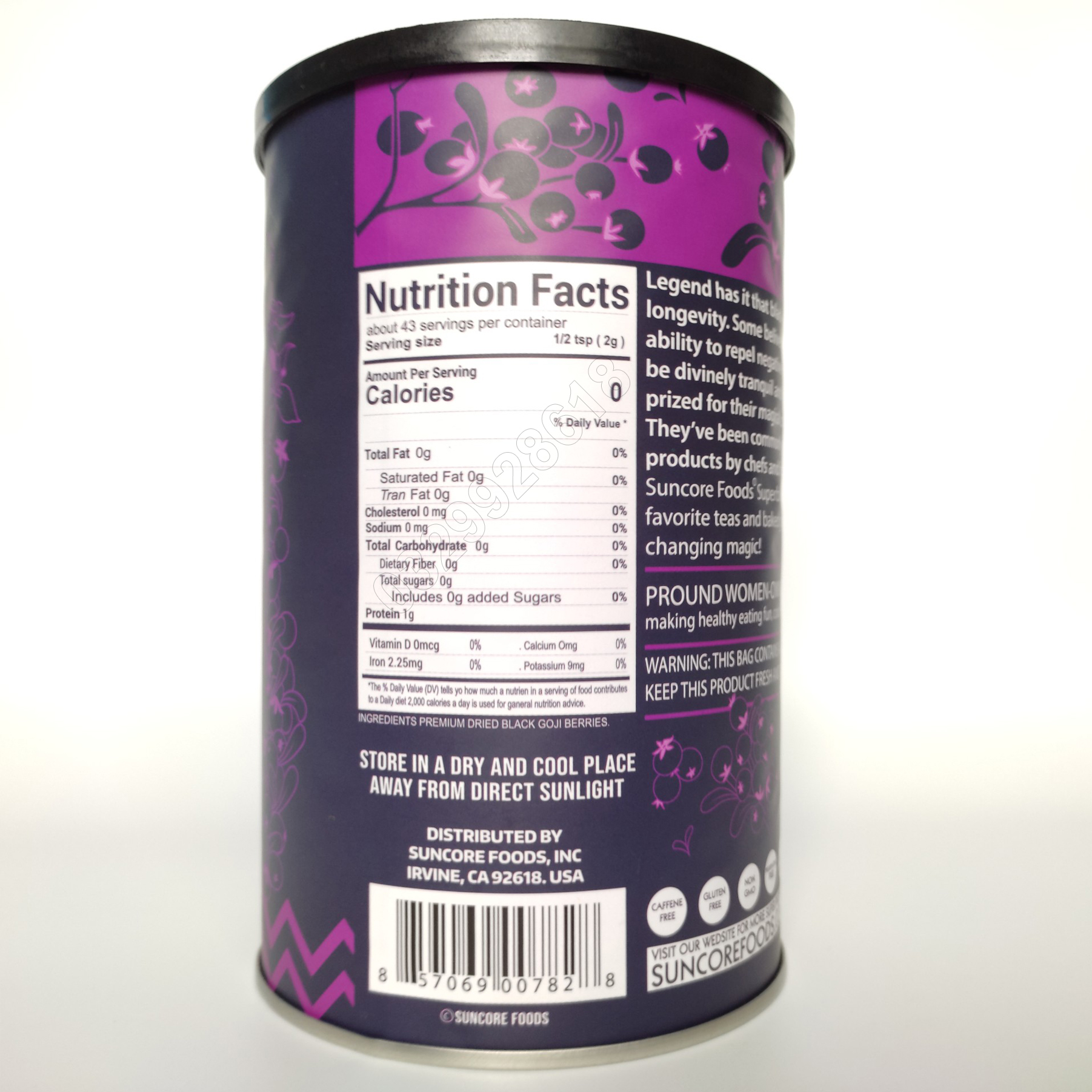 Hắc Kỉ Tử Mỹ Black Goji Berries 454gr