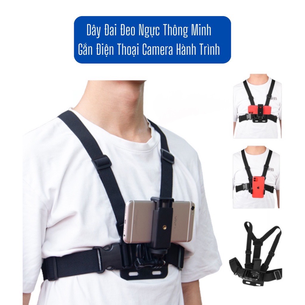 Dây đeo ngực cho điện thoại làm camera hành trình
