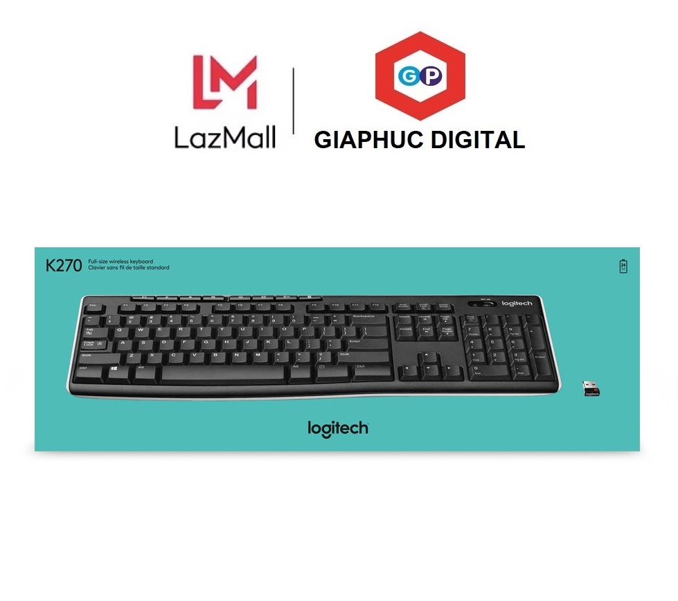 Bàn phím không dây Logitech K270
