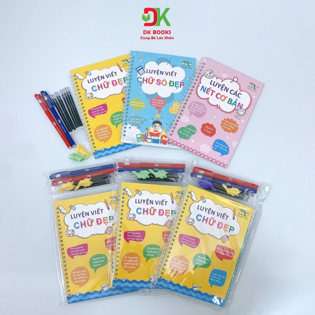 Sách - vở luyện viết chữ thần kỳ tự xóa được