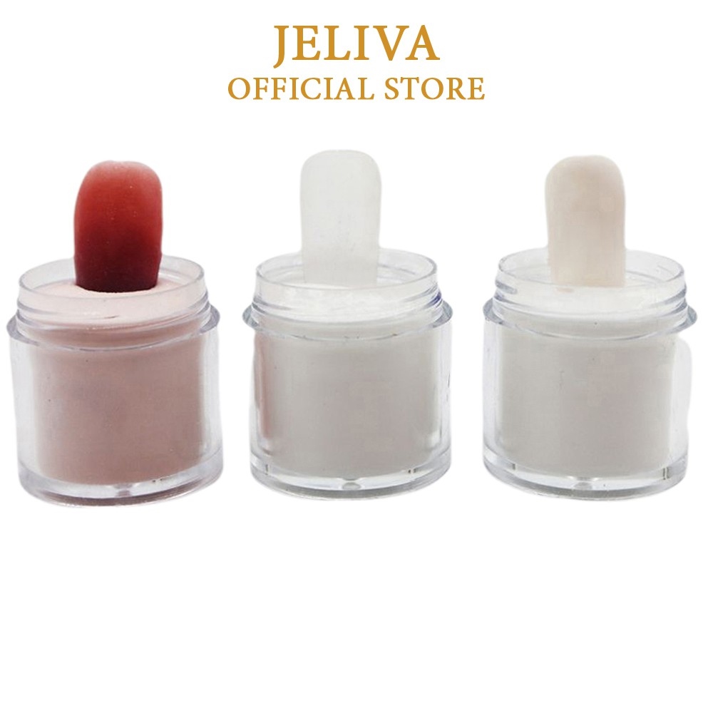 Bột trắng Clear Ombre JELIVA đắp móng nặn hoa hũ 10g HOT SALE