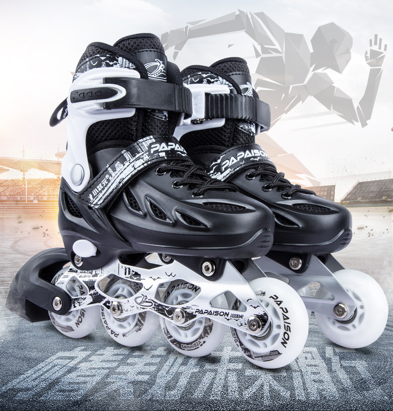 [HCM][ DEAL HOT ] Giày Trượt Patin Papaison XZY-309 Cao Cấp Có Bánh Xe Cao Su Phát Sáng Vòng Bi Abec Trượt Mượt Êm Và Có Độ Trơn Và Chịu Lực Tốt Có Tính Đàn Hồi Với Kiểu Dáng Năng Động Bốt Giày Dày Dặn Êm Chân Và Thoát Khí.