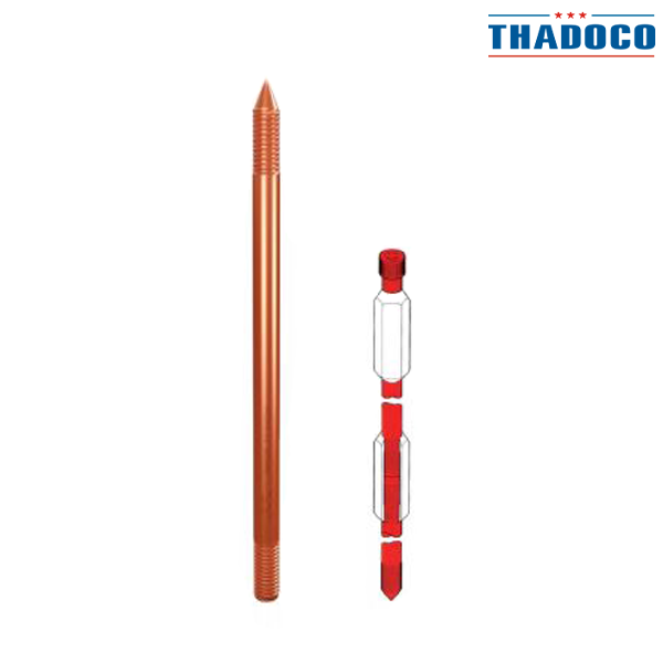 Cọc tiếp địa thép mạ đồng – Ramratna