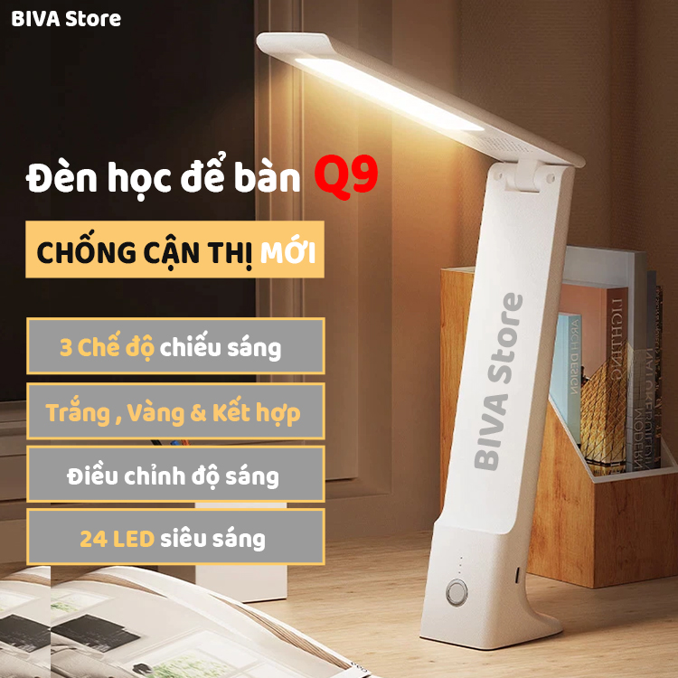 Đèn học để bàn chống cận thị cao cấp Q9
