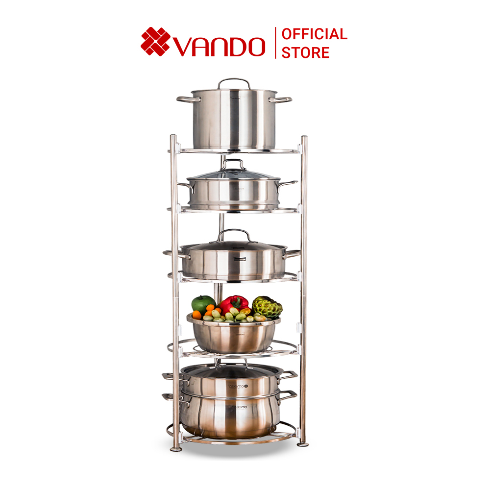 Giá Kệ Để Xoong Nồi Chất Liệu Inox 304 - MẪU MỚI 2021 CHẮC CHẮN BỀN BỈ CHỊU LỰC TỐT