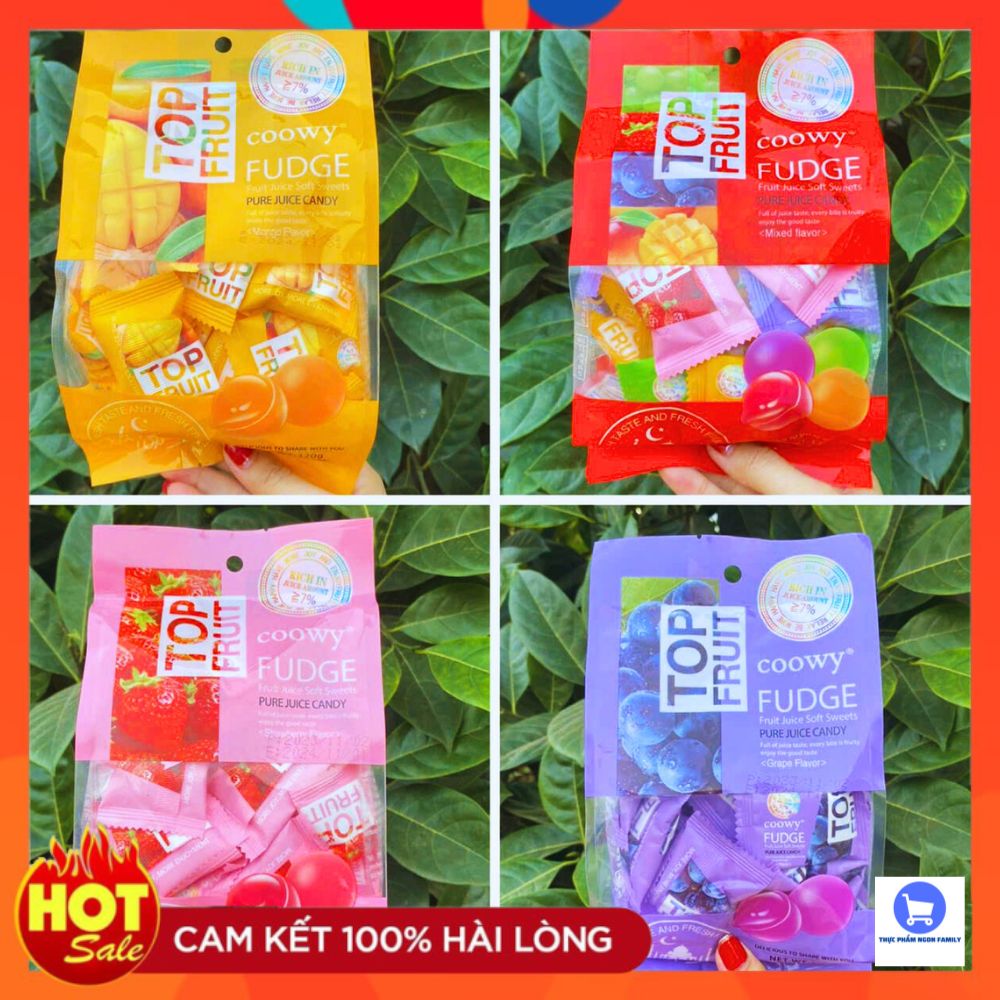 Kẹo dẻo trái cây Top Fruit Kẹo dẻo trái cây Top Fruit thơm ngon bổ dưỡng