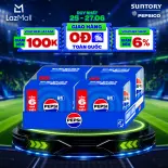 [SALE 15.6] Thùng 24 Lon Nước Ngọt Giải Khát Có Gaz Pepsi (235ml/lon)