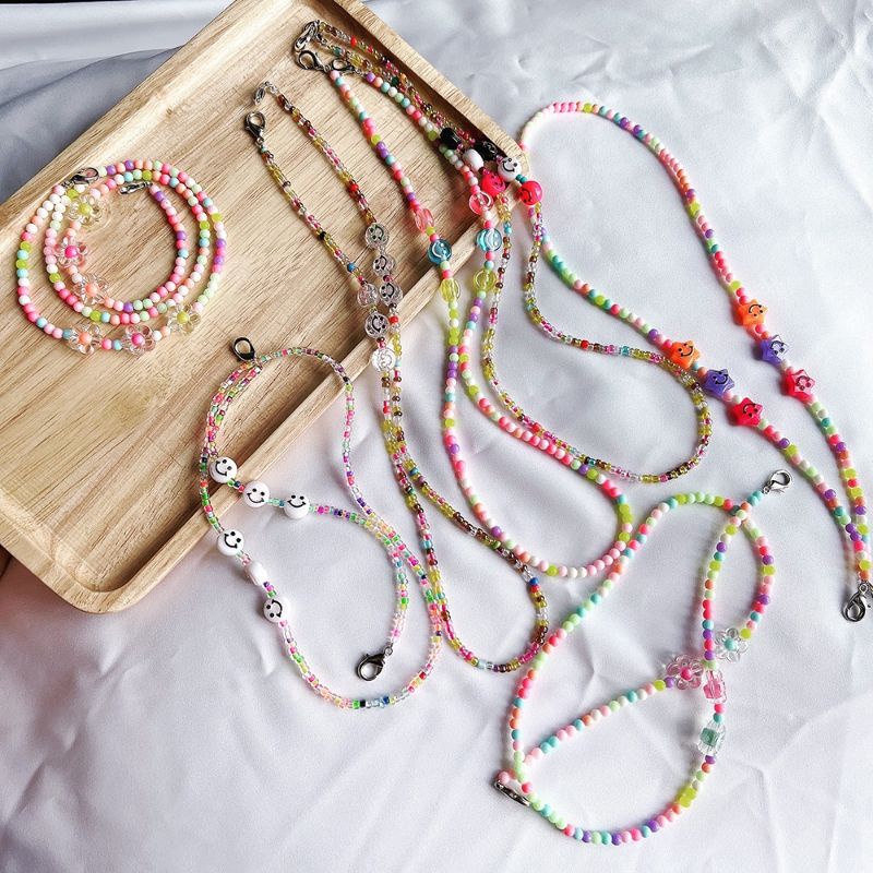 Dây đeo khẩu trang handmade, dây đeo khẩu trang cườm trendy