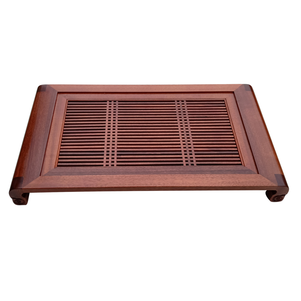 Khay danh trà gỗ - Những chiếc khay đựng ấm chén bằng gỗ đã trở thành một trà cụ không thể thiếu trên bàn trà đạo