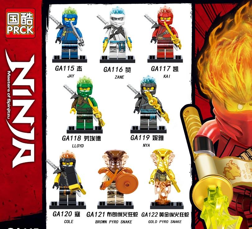 [HCM]Đồ chơi lắp ráp NINJA PHANTOM Mini Figure nhân vật trong NINJAGO chiến binh băng giá