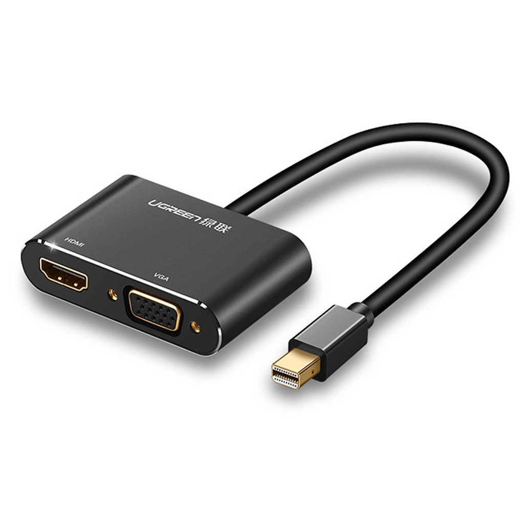 Cáp Chuyển Mini Displayport Sang Vga Và Hdmi Ugreen 20422 - Thunderbolt To Vga Và Hdmi
