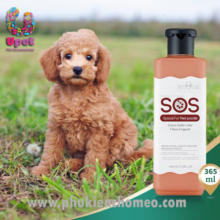 Sp1892 - sữa tắm sos dành cho chó poodle lông nâu đỏ