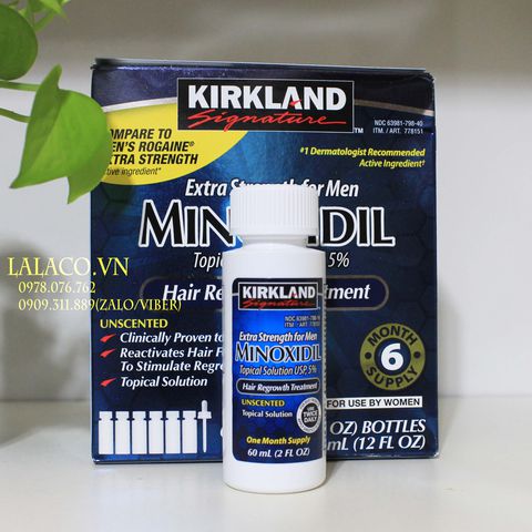 Dung Dịch Mọc Râu Tóc Minoxidil 5% Kirkland for Men