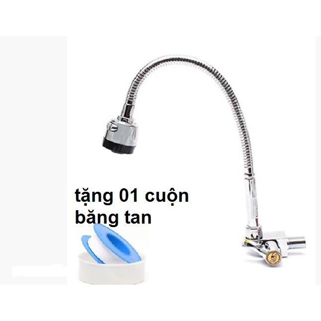 ☞  Vòi Rửa ChénVòi Rửa Bát Cắm Tường Dây Mềm 1 Đường Nước   Tặng băng tan