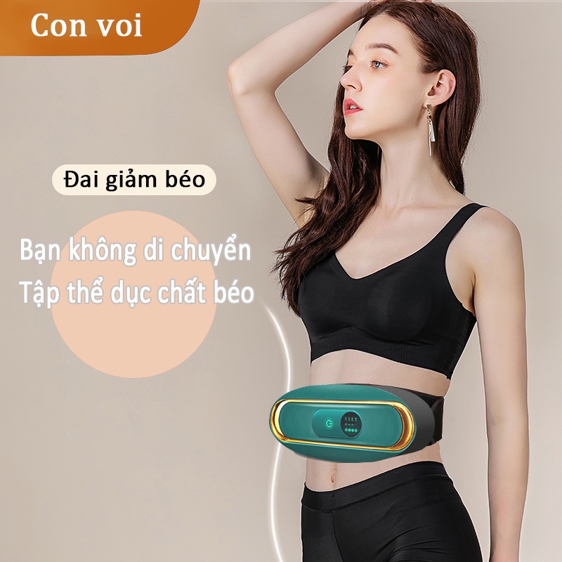 Đai massage giảm mỡ bụng, Máy đánh tan mỡ bụng cao cấp xung điện NJR-719, giúp giảm đau nhức và có 1 vóc dáng đẹp, Đai massage tan mỡ bụng, Máy tập cơ bụng, Máy đánh tan mỡ bụng