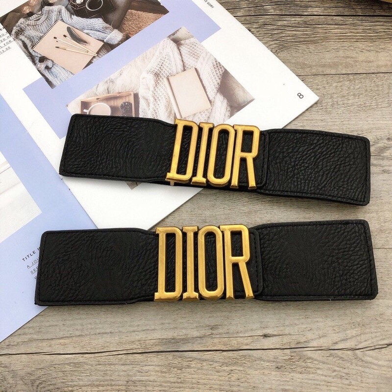 Đai váy, belt thắt lưng chữ D da cao cấp lưng chun co giãn