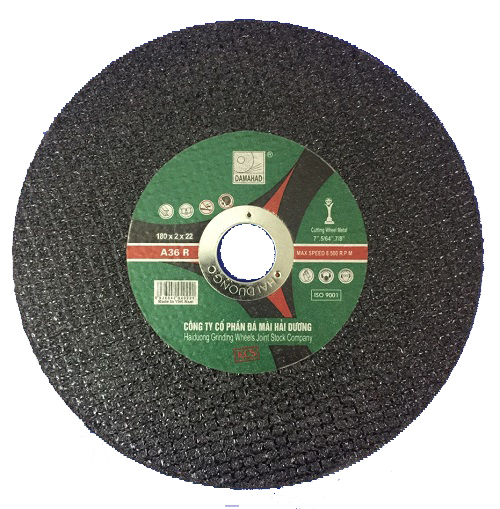 (Combo 10 viên) Đá cắt sắt Hải Dương, đường kính 180mm, dày 2mm - Lưỡi cắt sắt, đá cắt sắt, lưỡi cắt sắt 180mm - HẢI MY STORE