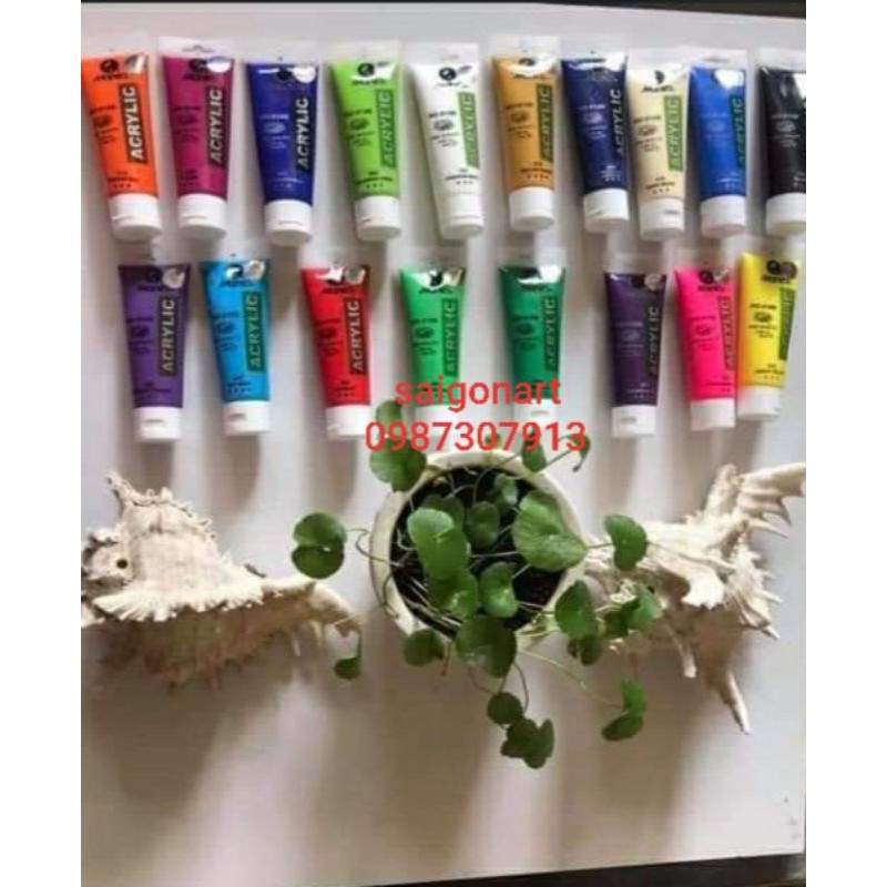 [HCM]Màu Acrylic Cao Cấp Chuyên Vẽ Vải Áo..link1