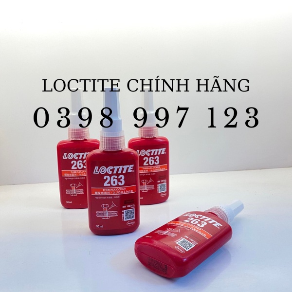 Keo khóa ren loctite 243, 242, 271, 263, 638, hàng nhập khẩu - 50ml