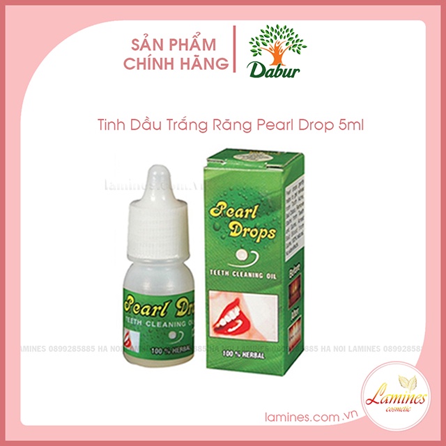 Tinh dầu trắng răng Pearl Drops Với Các Thành Phần Thiên Nhiên 5ml