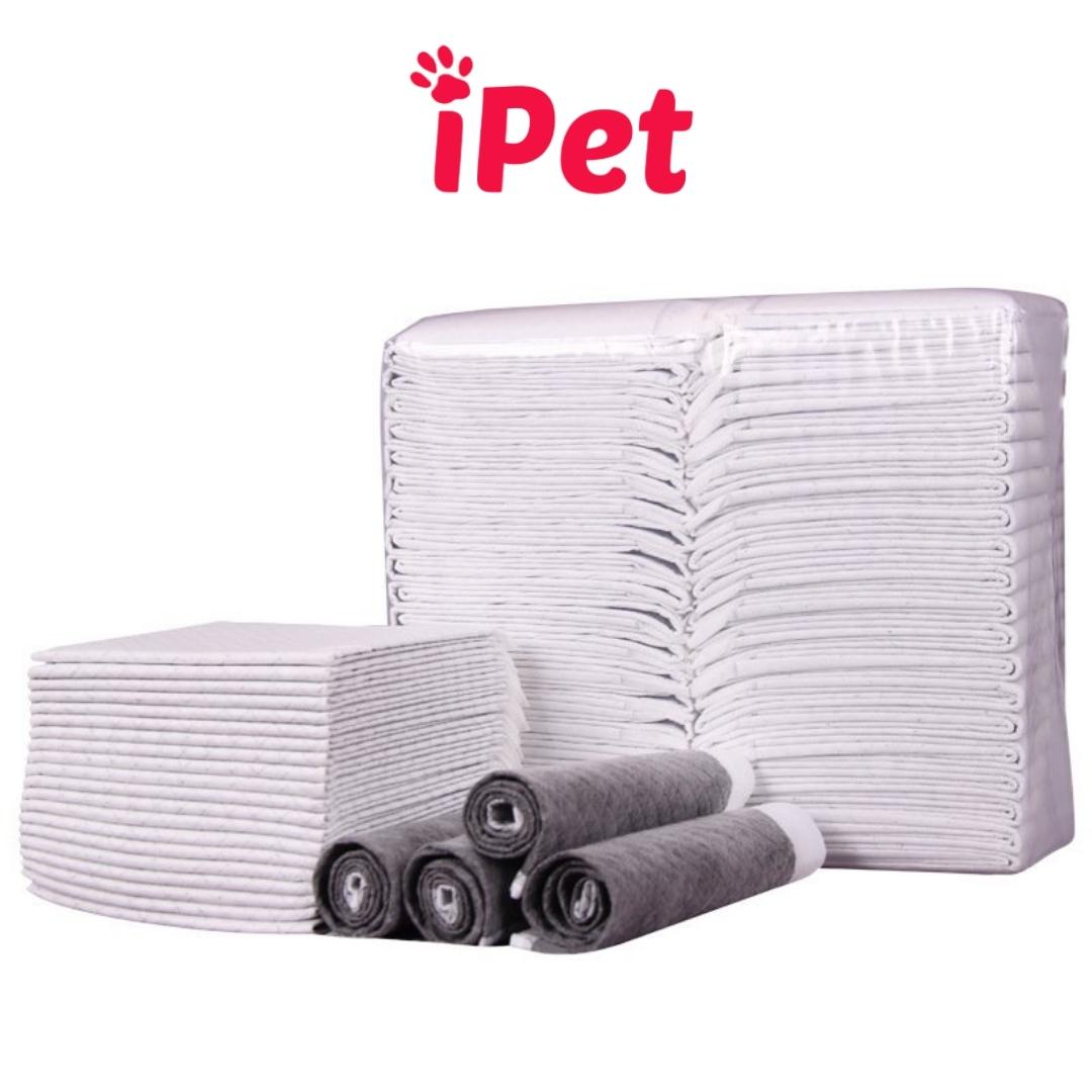 Tã lót chuồng charcoal than hoạt tính, miếng lót khay vệ sinh cho thú cưng chó mèo - iPet Shop
