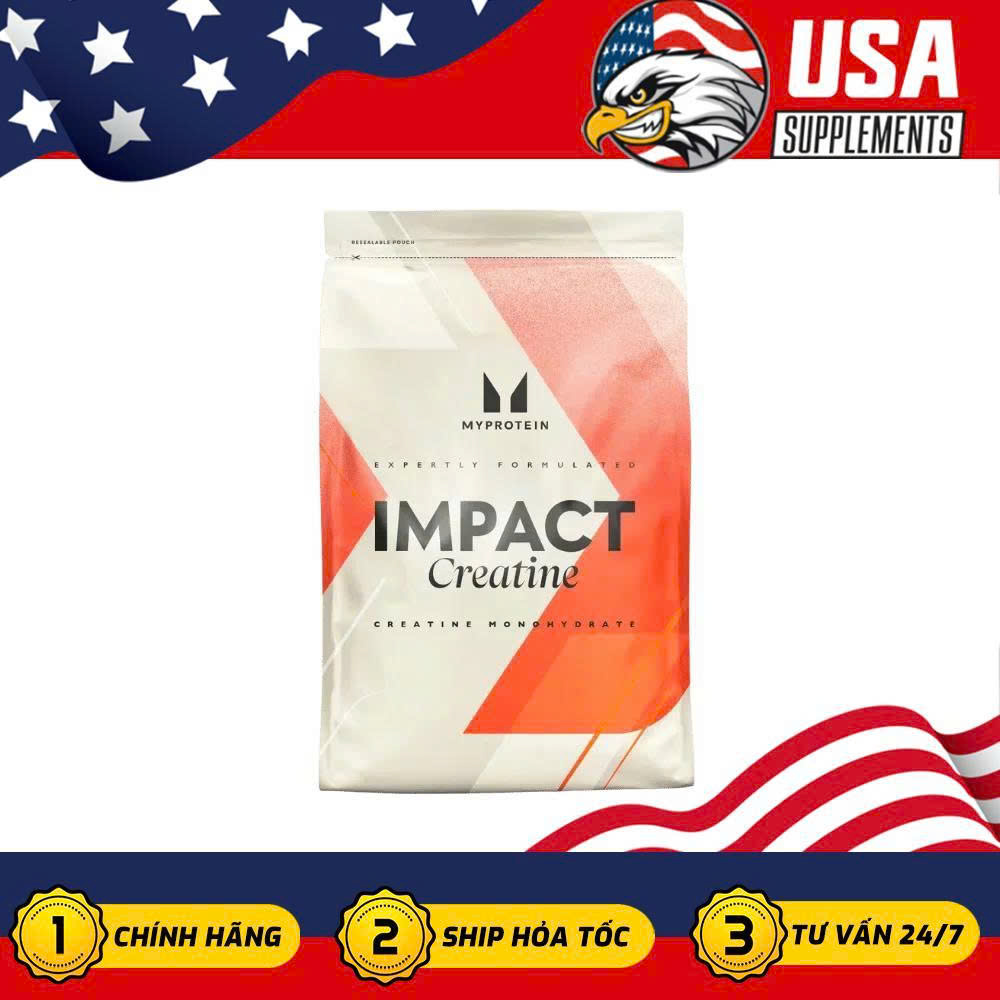 [Dạng Túi] Myprotein Impact Creatine - Tăng Cường Sức Mạnh Cho Dân Gymmer