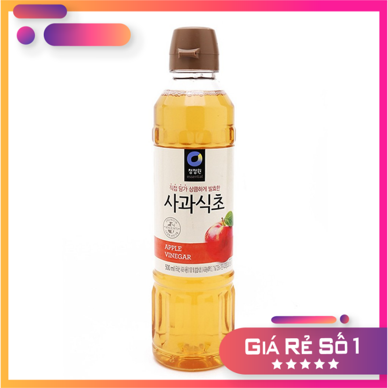 Giấm táo hữu cơ hàn quốc daesang 500ml
