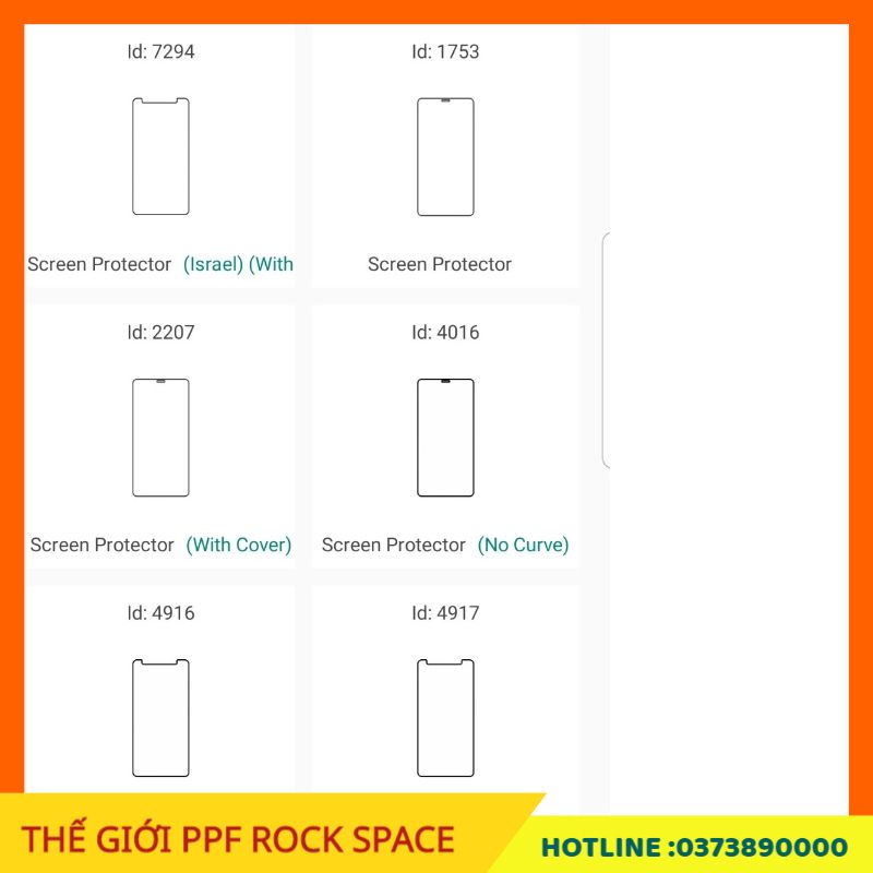 Dán màn hình PPF Samsung Galaxy Note 8 Rock Space
